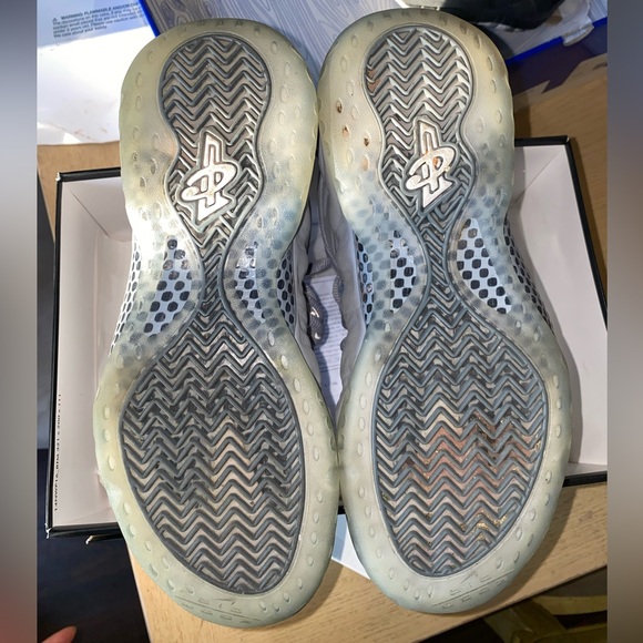 Nike Air Foamposite Pro One PRM Wolf Grey Suede - Picture 10 of 16